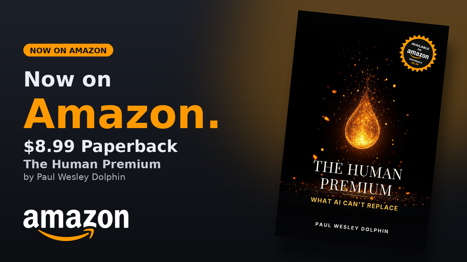 The Human Premium book cover by Paul Wesley Dolphin
